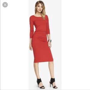 Red Express Midi Dress